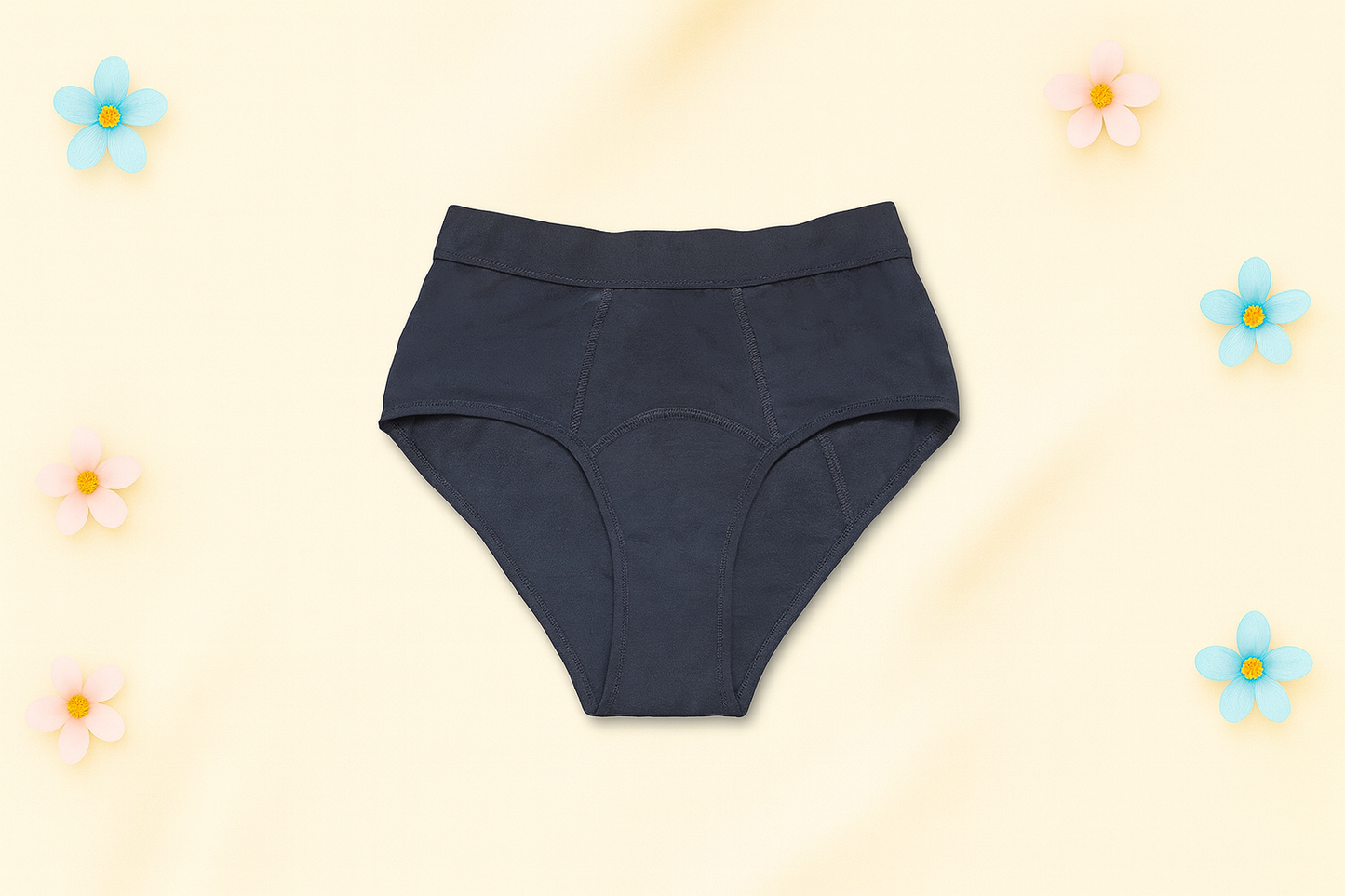 Nuit Fleurie - Culotte menstruelle flux moyen